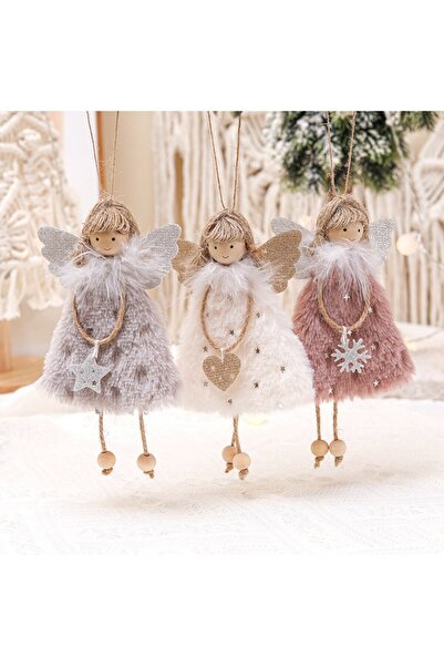 Choice 3pcs 3PCS Christmas Tree Decorations Cute Angel Doll Girl Pendant Navi...