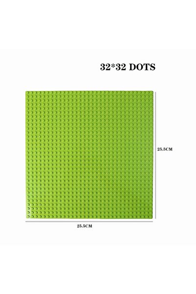 Choice12 لوح بناء كلاسيكي 32x32 باللون الأخضر الفاتح، 16x32 نقطة، قطعة بناء DIY