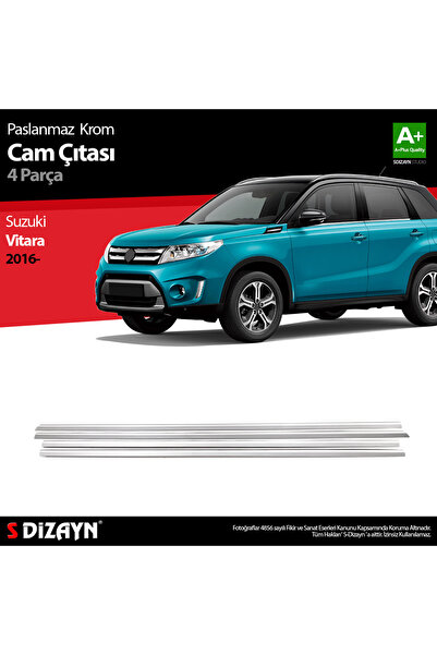 S Dizayn S-Dizayn Suzuki Vitara Krom Cam Çıtası 4 Prç. 2016-2019 8003060