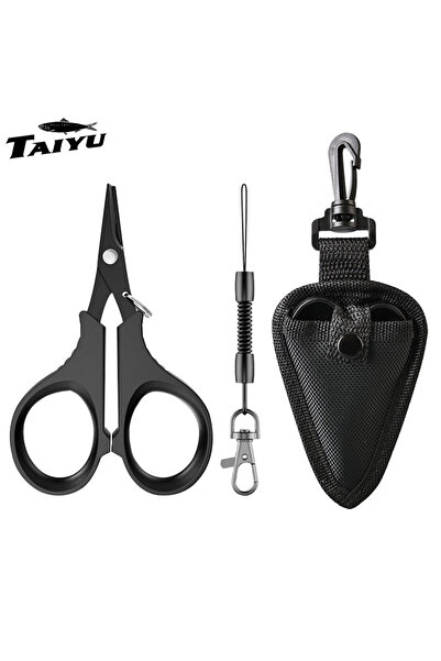 Choice Black TAIYU Multi-functional Titanium Plated Stainless Steel Scissors ...