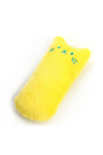 Choice4 YELLOW Interactive Plush Catnip Toy for Cats Funny Chewing Vocal Cat ...