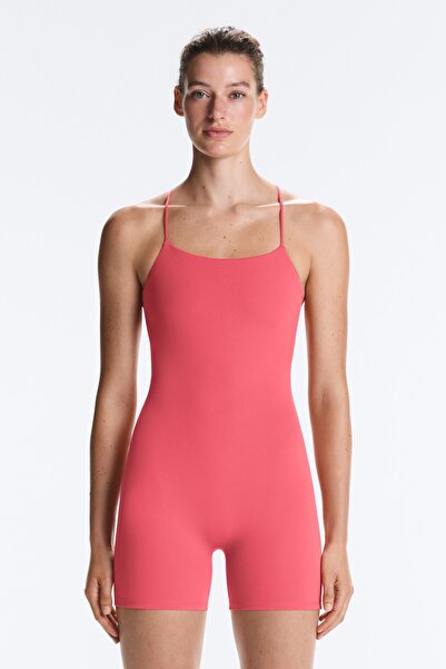 Oysho Comfortlux çapraz askılı kısa tulum
