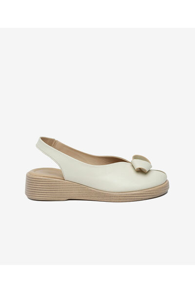 Greyder Kadın Bej Hakiki Deri Sandalet 6Y2FS59402