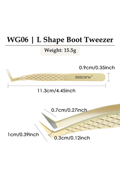 Choice8 WG06 SEEDEW Professional Stainless Steel MicroFiber Tip Precision Twe...