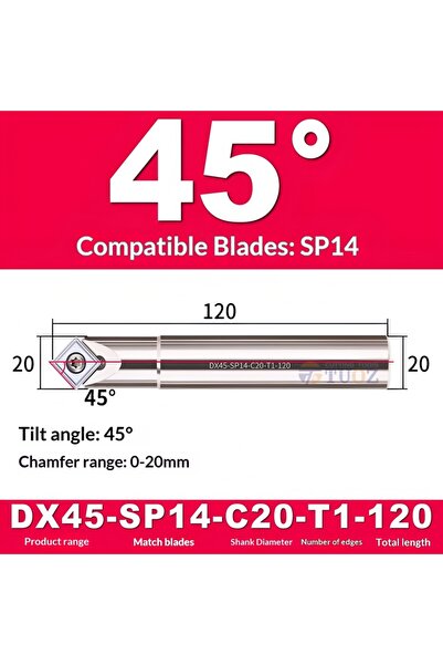 Choice10 DX45-SP14-C20-1T أداة تثقيب وتشكيل الحواف المركزية لمركز التشغيل DX3...
