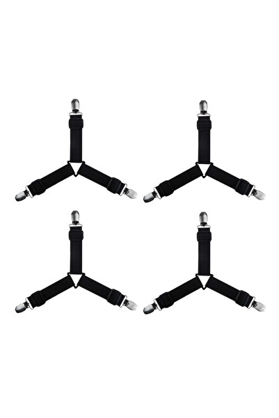 Choice black 4Pcs/set Bed Sheet Fasteners Holder Gadgets for Bed Sheet Organi...