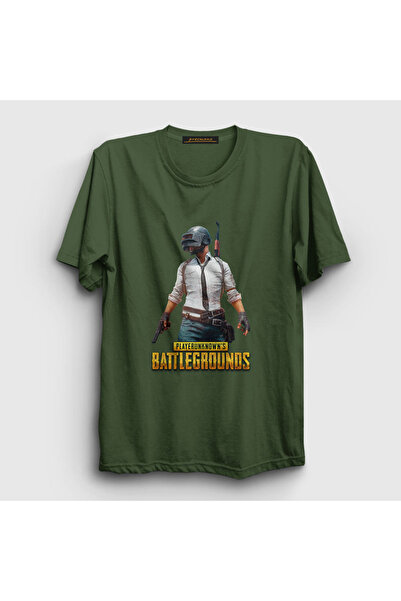 Presmono Unisex kaki navlaka Pubg T-shirt 30103tt