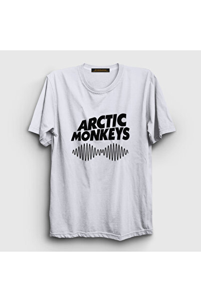 Presmono Unisex bela kapa Arctic Monkeys T-shirt 12743tt