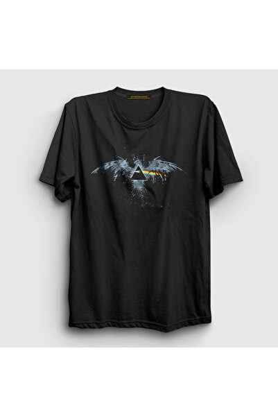 Presmono Unisex Black Eagle Pink Floyd T-shirt 76408tt