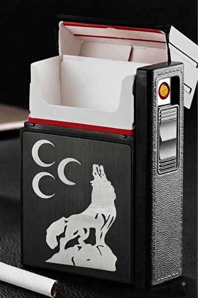 tusah Usb Şarjlı Elektronik Çakmak Taşınabilir Sigara Paketi Muhafaza Kutusu ...
