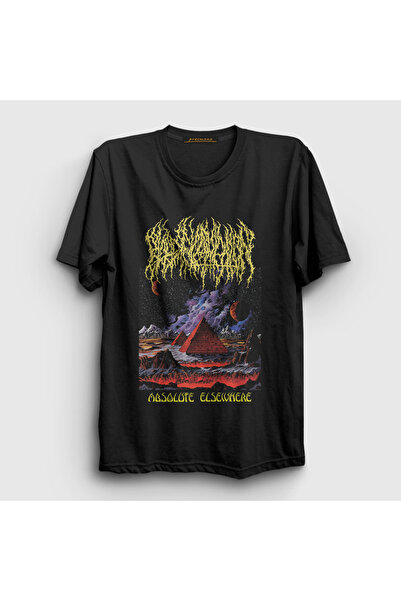 Presmono Unisex crna krvna inkantacija apsolutno negde drugde T-shirt 553031tt