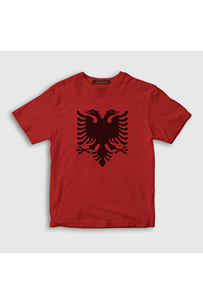 Presmono Unisex Kids Red Albania Albania Flag T-Shirt 494929 Tt