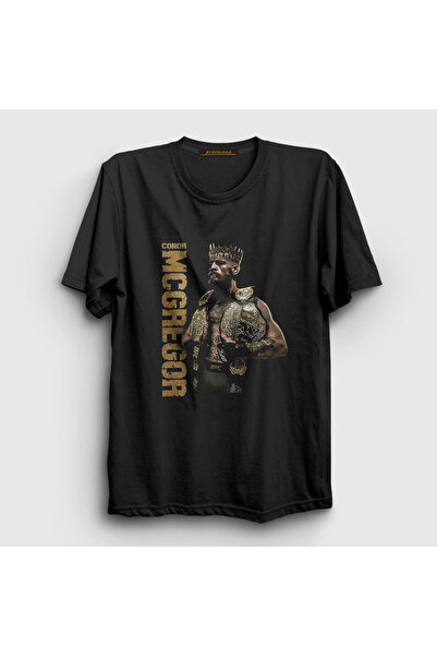 Presmono Unisex Black King Ufc Conor Mcgregor T-Shirt 311720 Tt