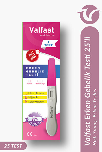 Erken Gebelik Testi 25'li Paket (Gizli Gönderim)