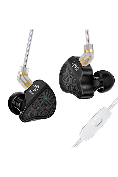 Choice Black With Mic CCZ TianGong Pro CZ12 1DD 5BA All-metal In Ear Earphone...
