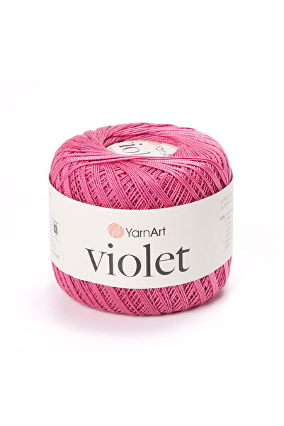Yarnart Violet - Mercerized Lace Thread Pink-0075