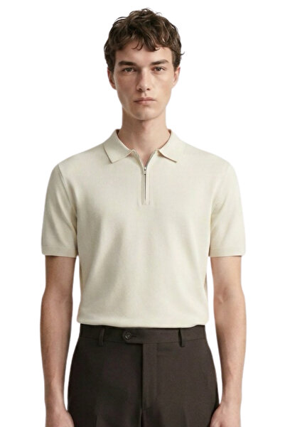 ANTHONY JACKSON Tricou polo pentru bărbați, cu fermoar, Stefano