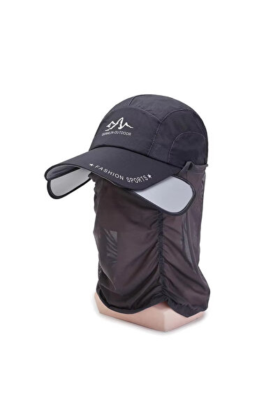 Choice dark grey 360° Portable Fishing Sun Hat, Outdoor Cycling and Hiking Su...