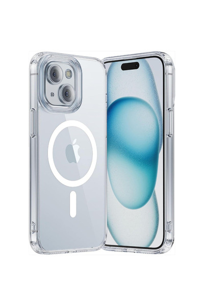 Casey Studios MagSafe case iPhone 15 Plus, wireless charging, raised edges, s...
