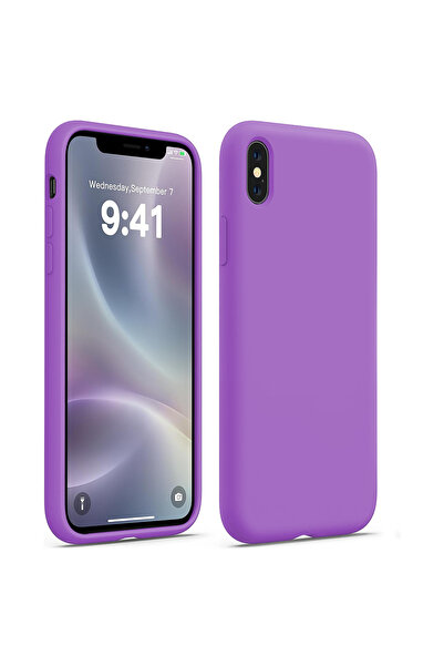 Casey Studios Silicone case iPhone X/XS, with microfiber, thin, protective, r...