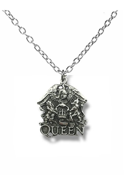 Herşey Nota Queen Band Logo Silver Color Unisex Necklace – Legendary Icon of ...