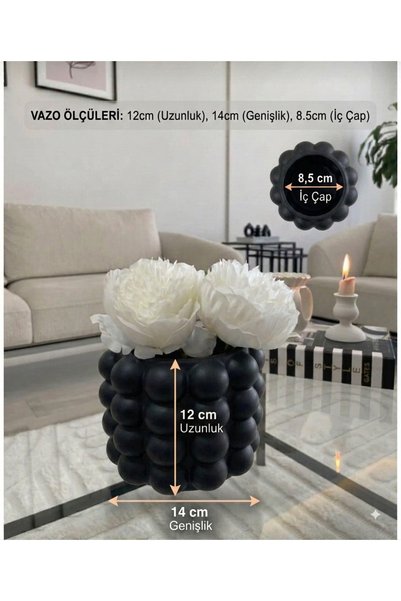 Genel Markalar Gözdehobi Bubble Baloncuklu Vazo , Saksı Kaşıklık, Kalemlik , Organizer , H_m Muadil Tasarım