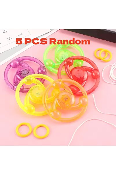 Choice OneSize 5pcs random 5pcs Kids Creative Bracing Wire Luminous Toy Flywh...