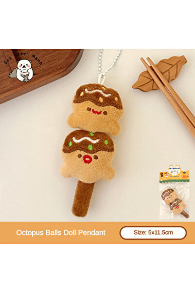 Choice Plush A 1/6/12 Pcs Cute Food Doll Pendant Plush Sushi Food Play Pendan...