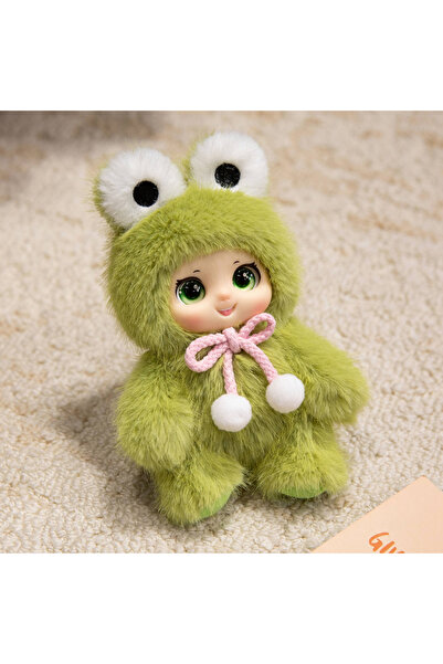 choice2 Green Frog The Adorable PVC Blind Box Family Series Can Be Used As Ba...