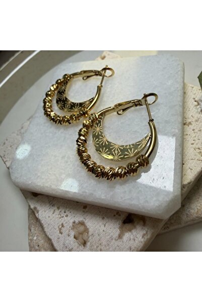 nesdesign Steel Dorika Moon Earrings