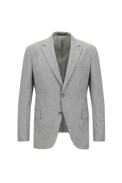 Abdullah Kiğılı 7 Drop Slim Fit Dar Kesim İtalyan Kaşmir Ceket