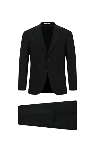 Kiğılı Regular Fit Plain Classic Mono Collar Suit