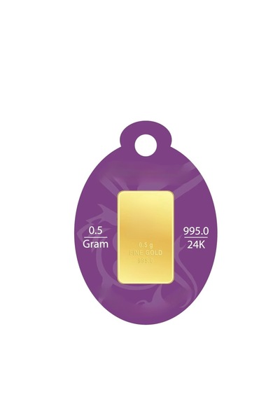 ALTUNGOLD 1 Adet 0,50 Gram 24 Ayar Külçe Altın