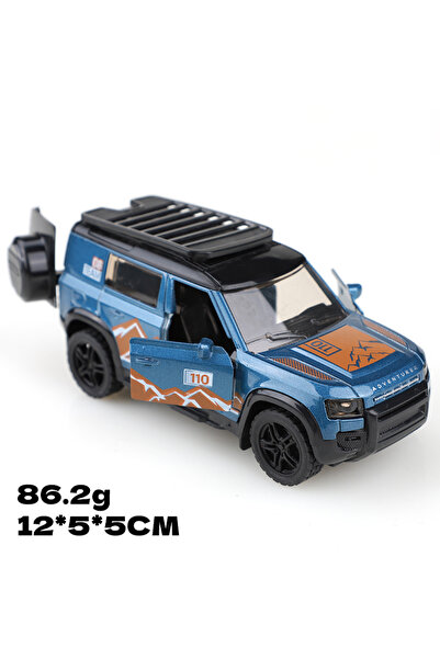 Choice6 Defender Blue (Bagged) 1:36 Scale Three-Door Classic Pullback Die-Cas...