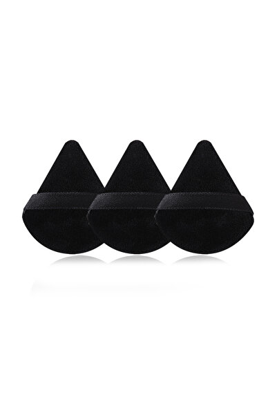 Choice1 3pcs powder puff 19PCS Set of 12 Makeup Brush Sets +3Pcs Triangular P...