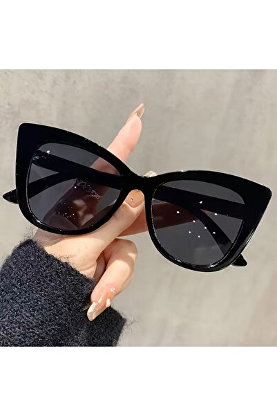 choice2 C1 1Pc Retro Fashion Large-Frame Cat-Eye Sunglasses, Comfortable to W...