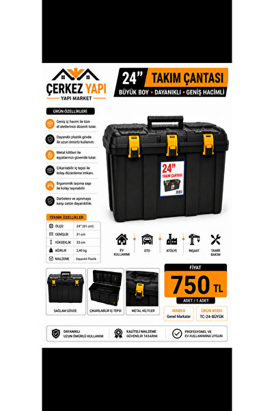 Genel Markalar 24” Büyük Boy Takım Çantası