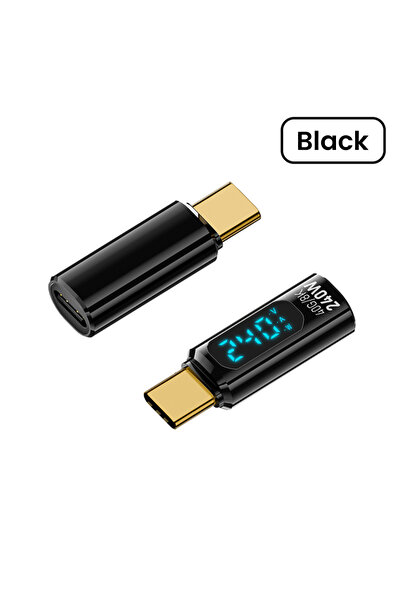 Choice black NNBILI PD 240W Adapter 5A USB 4 Digital Display USB C to Type C ...