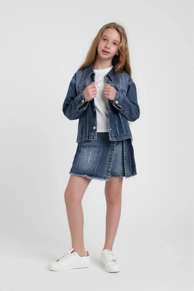 HAUSEkids 5-14 Years Old Elen Paris Girls' Set-Blue