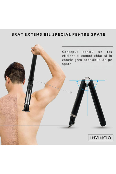 INVINCIO Set de Tuns si Barberit 6 in 1 pentru Barbati Razer