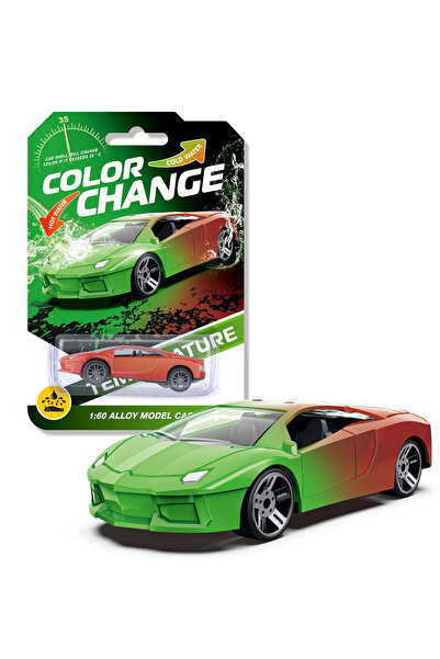 Choice3 Green Orange 1:64 Mini Water & Temp Color Change Alloy Racing Cars To...