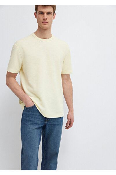 Mavi Tricou Basic Galben Croială Lejeră / Croială Confortabilă 0613315-89308