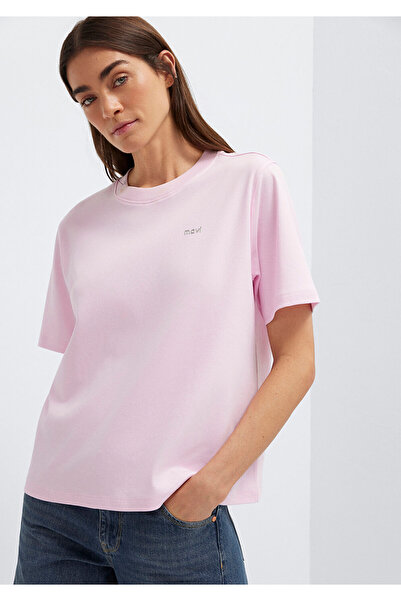 Mavi Rosa T-Shirt mit Logodruck, normale Passform 1613882-86959