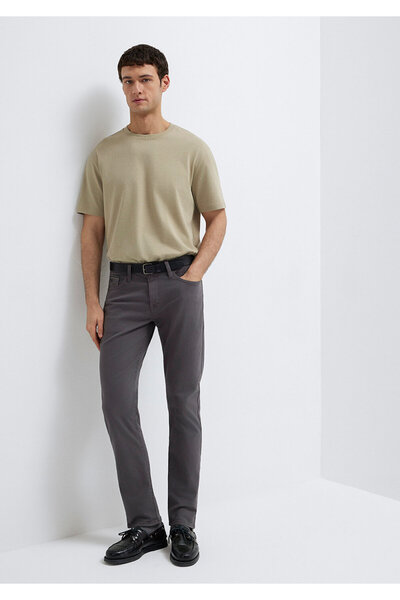 Mavi Marcus Schwarz Anthrazit Gabardine-Hose 00351A2794