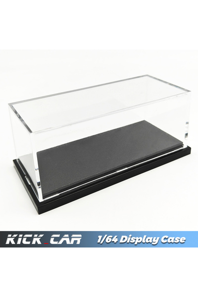 Choice3 Black Kicarmod 1/64 Model Car Display Case Colorful Toy Vehicle Stora...