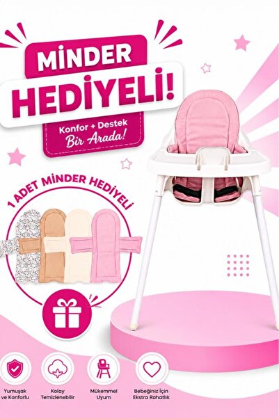 Faros Tepsili Mama Sandalyesi (Minder Hediyeli)