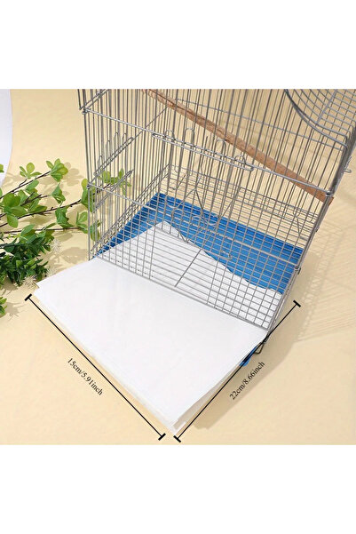 Choice a15cm b22cm 100PCS Disposable Bird Cage Pad Paper, Absorbent Non-woven...