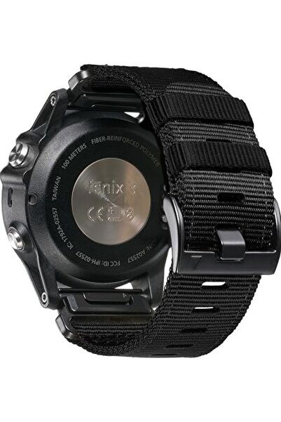 Choice حزام نايلون أسود مقاس 26 مم 22 26 مم لـ FENIX7 7X PRO 6 6X حزام ناعم م...