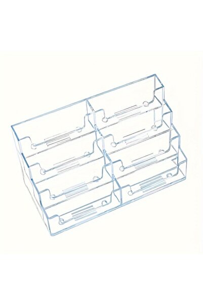 Choice 507 Transparent Business Card Box, 4 Layers and 8 Grids, Suitable for ...