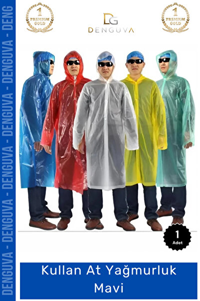 Denguva # Raincoat Waterproof Hooded Polyethylene Durable Standard Size Light...